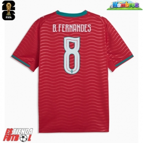 Portugal Bruno Fernandes #8 Primera Equipación Mundial 2026 Manga Corta